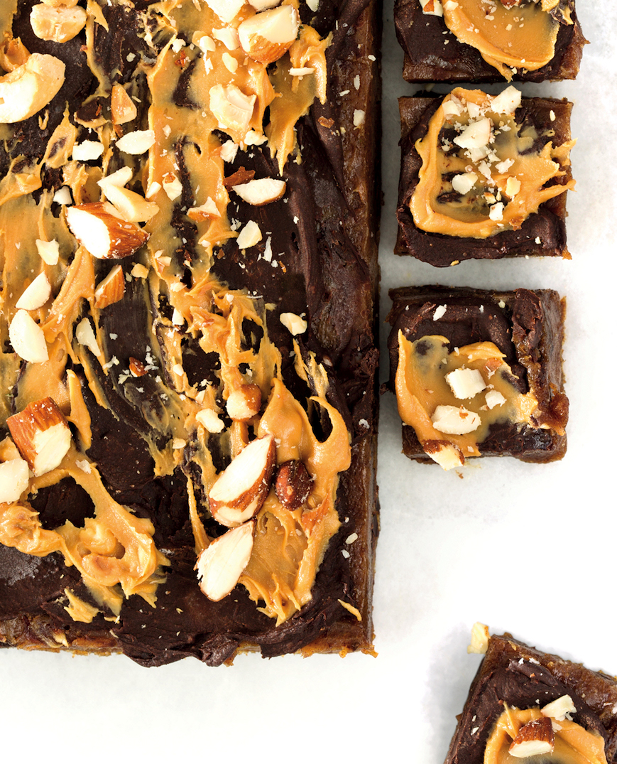 You are currently viewing Peanut-butter, date and chocolate swirl fudge