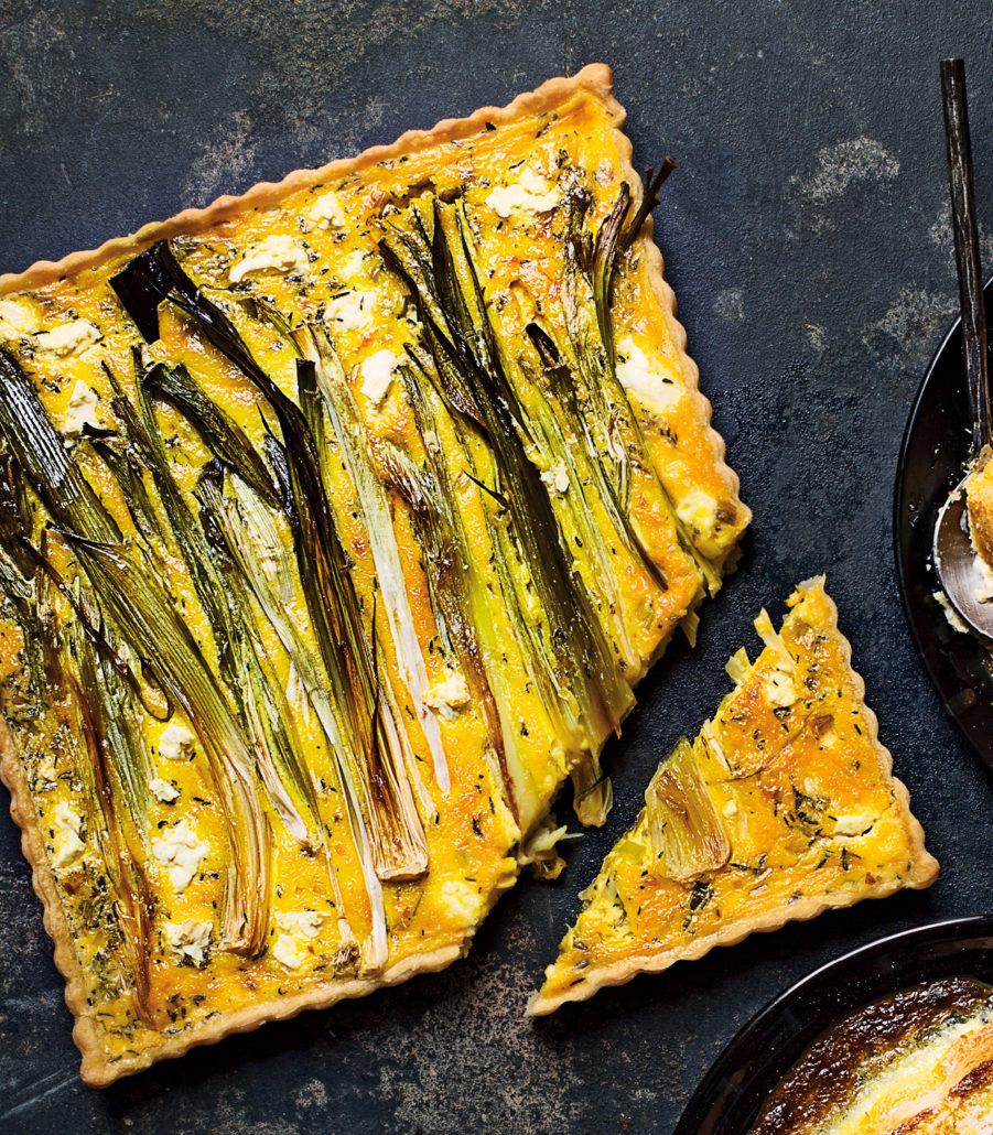 Savoury leek tart with Dijon mustard MyKitchen