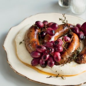 Read more about the article Perfect pap with sausages and roasted grapes