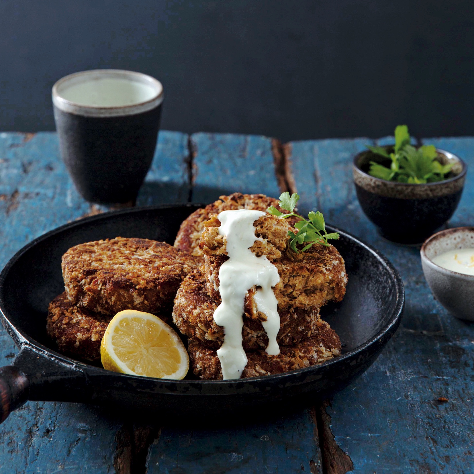 Read more about the article Tuna cakes with lemony dip