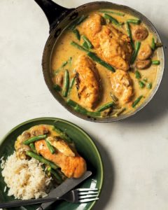 Read more about the article Healthy chicken à la king with green beans