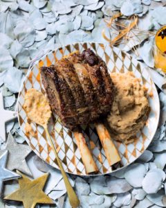 Read more about the article Prime rib roast with mashed white beans