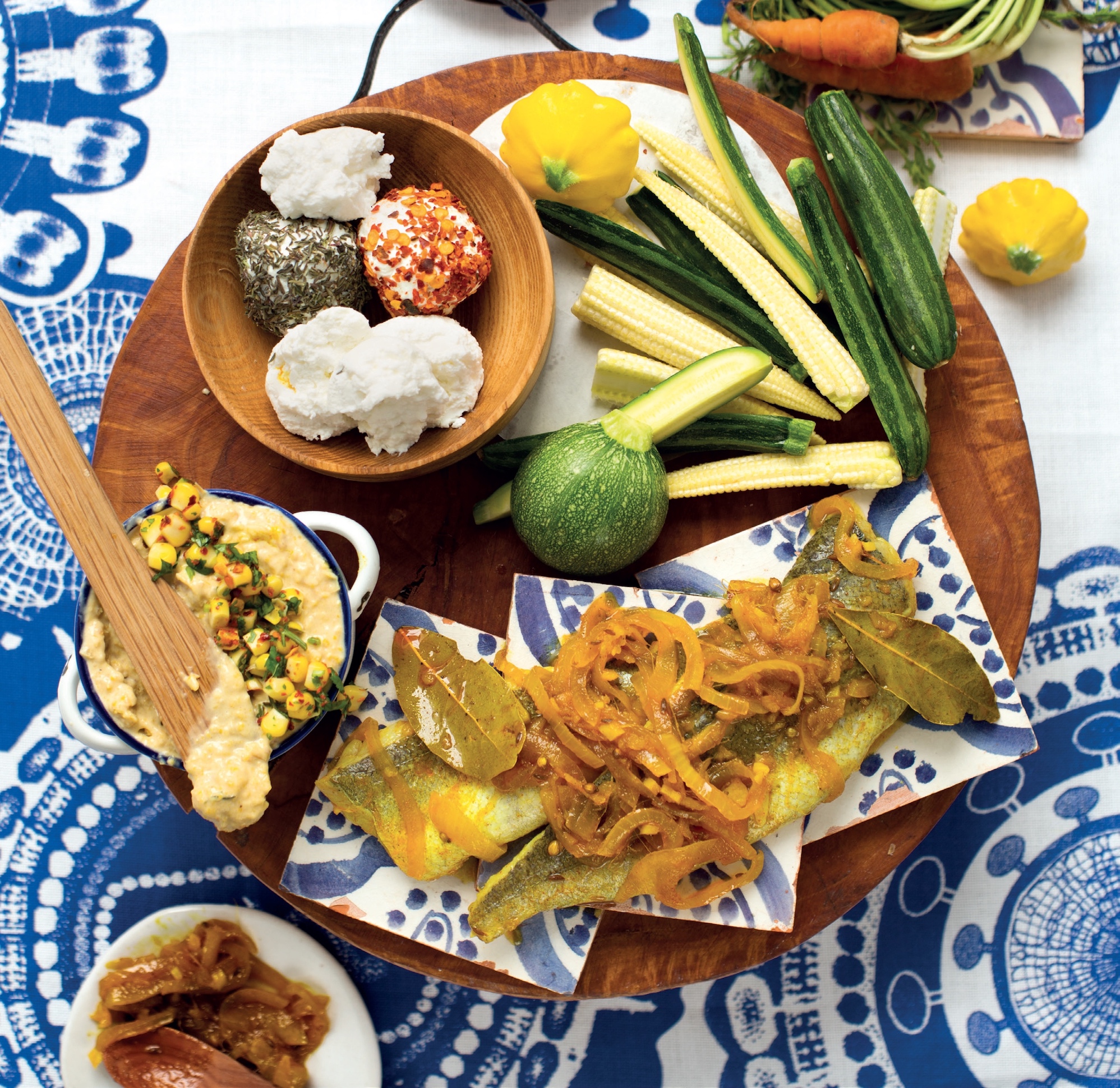 Read more about the article Healthy pickled fish platter with corn pâté