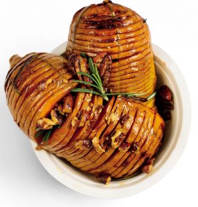 Read more about the article Hasselback butternut with pecan and honey butter