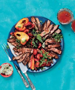 Read more about the article Budget cocoa-coated steaks with grilled Mexican peppers