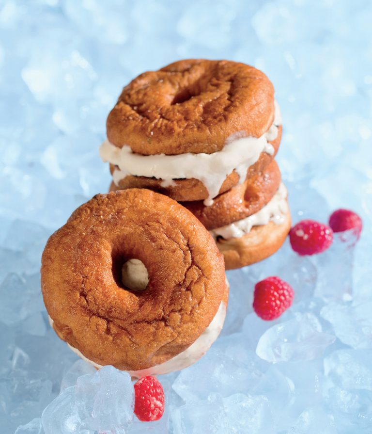 Delicious and indulgent doughnut ice cream sandwiches MyKitchen