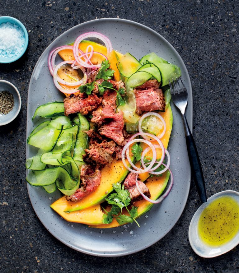 Supercharged Spanspek And Paprika Steak Salad MyKitchen supercharged-spanspek-and-paprika-steak-salad-mykitchen