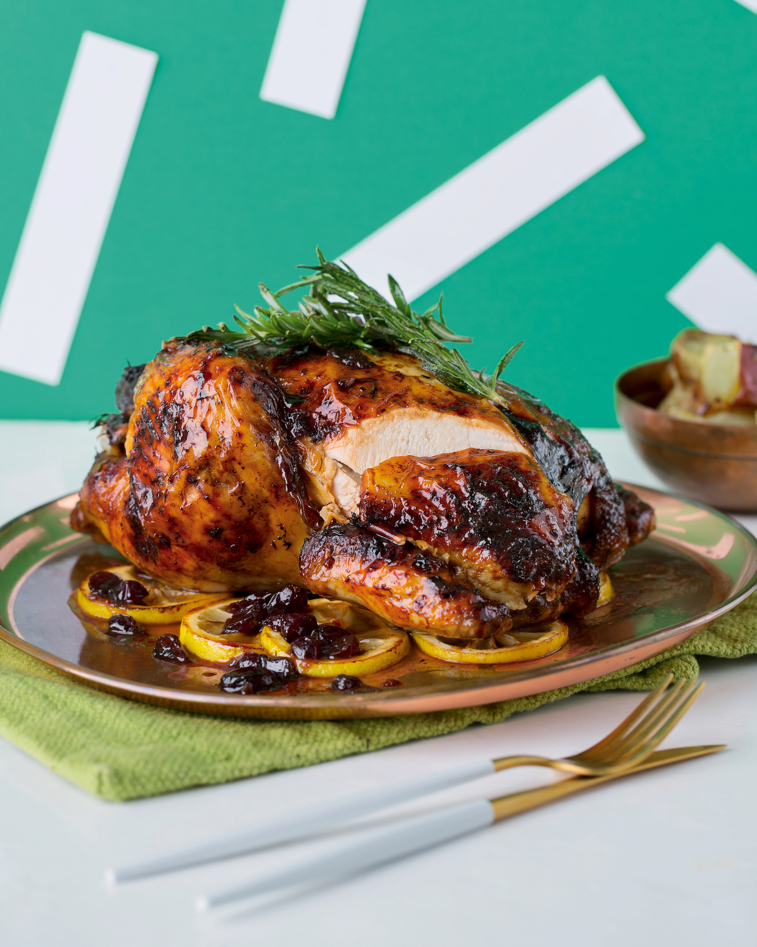 You are currently viewing Cranberry and balsamic roast chicken