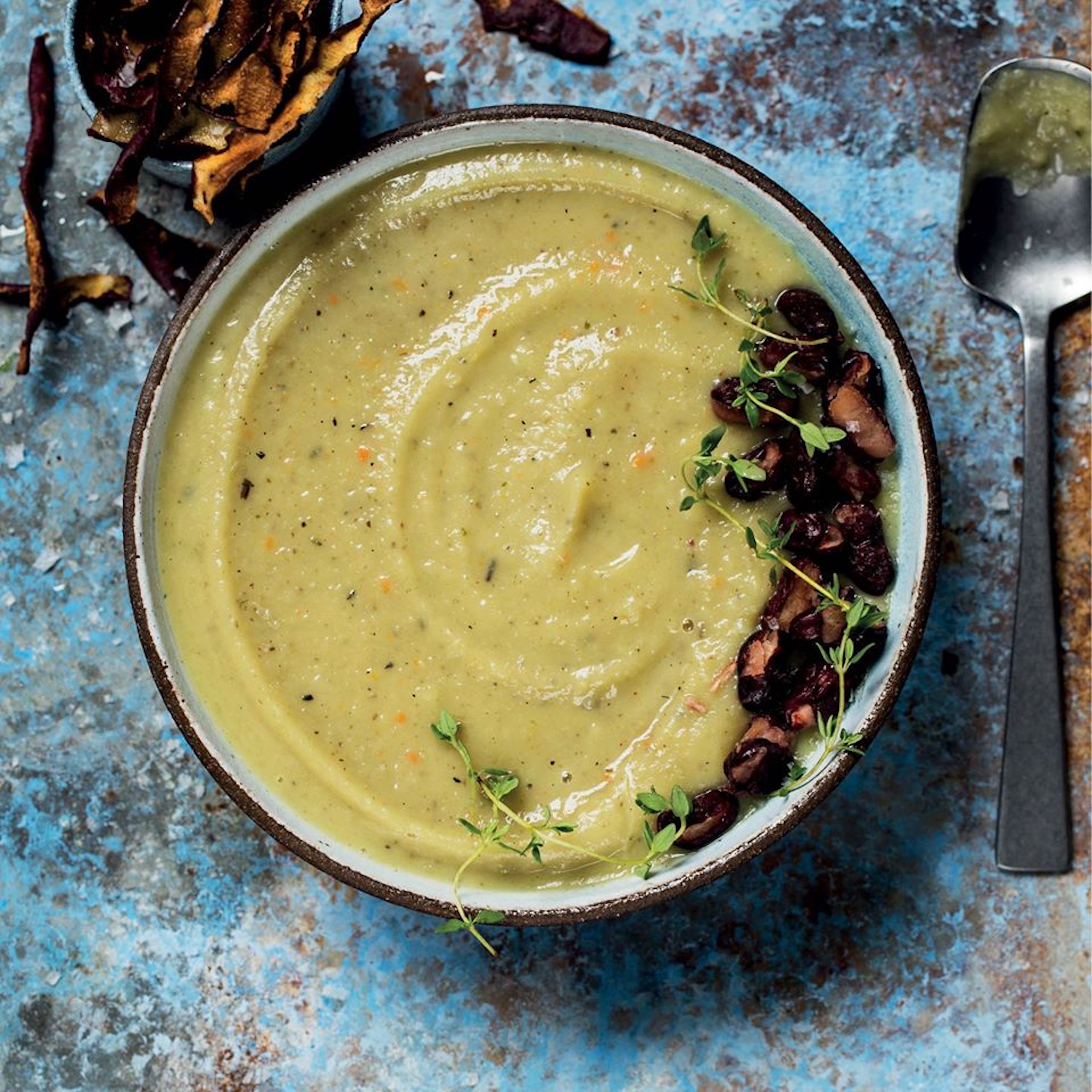 Read more about the article Sweet potato soup with crispy kidney beans