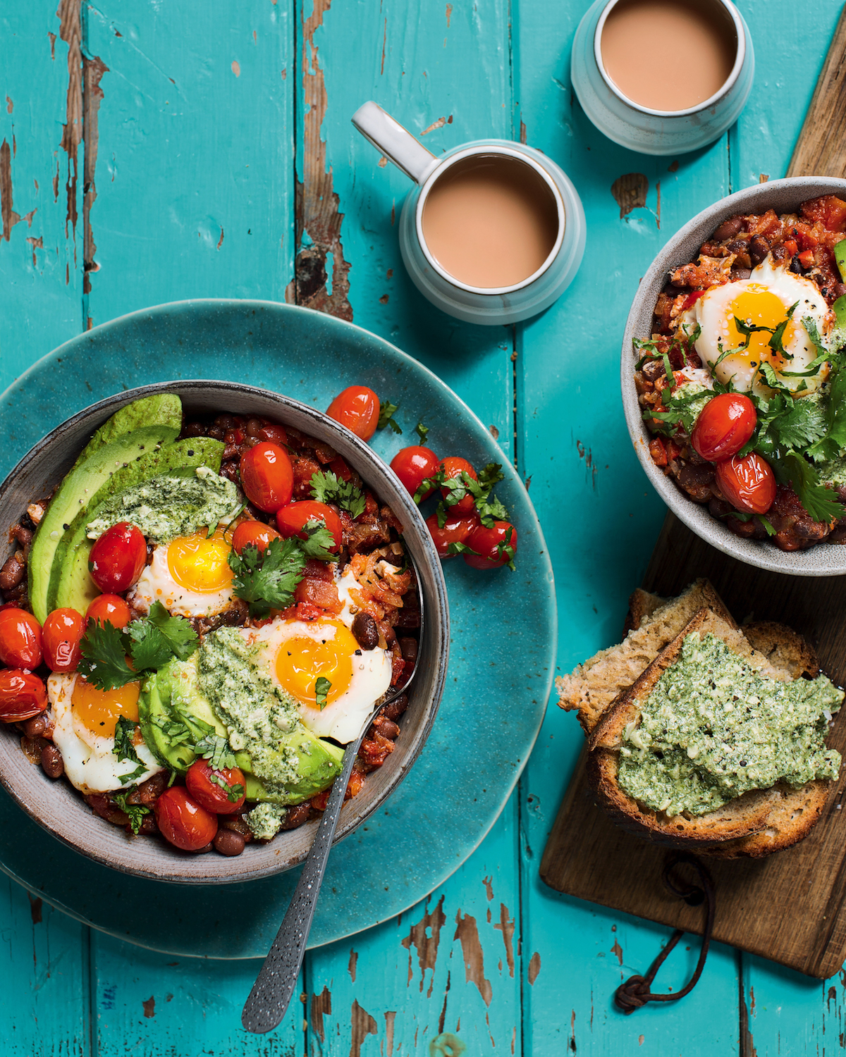 Read more about the article Brunch it up with our mint pesto baked eggs
