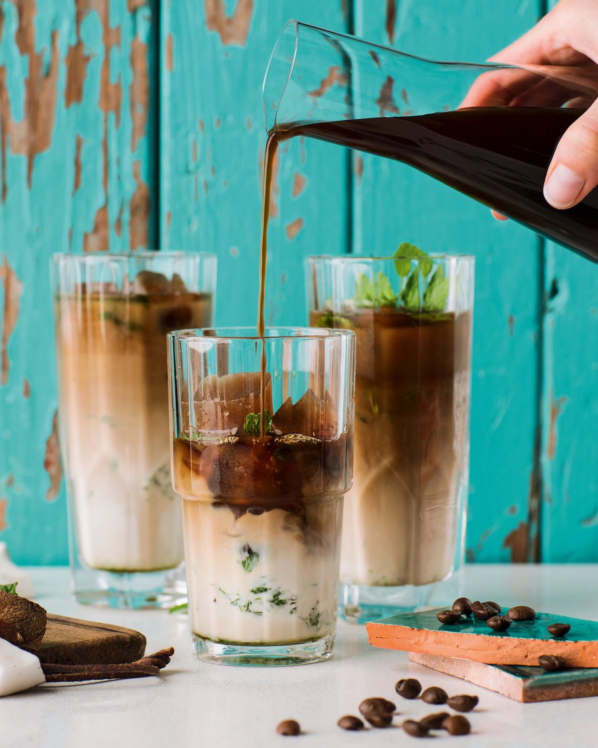 You are currently viewing Wake-up-and-go coconut and mint iced coffee