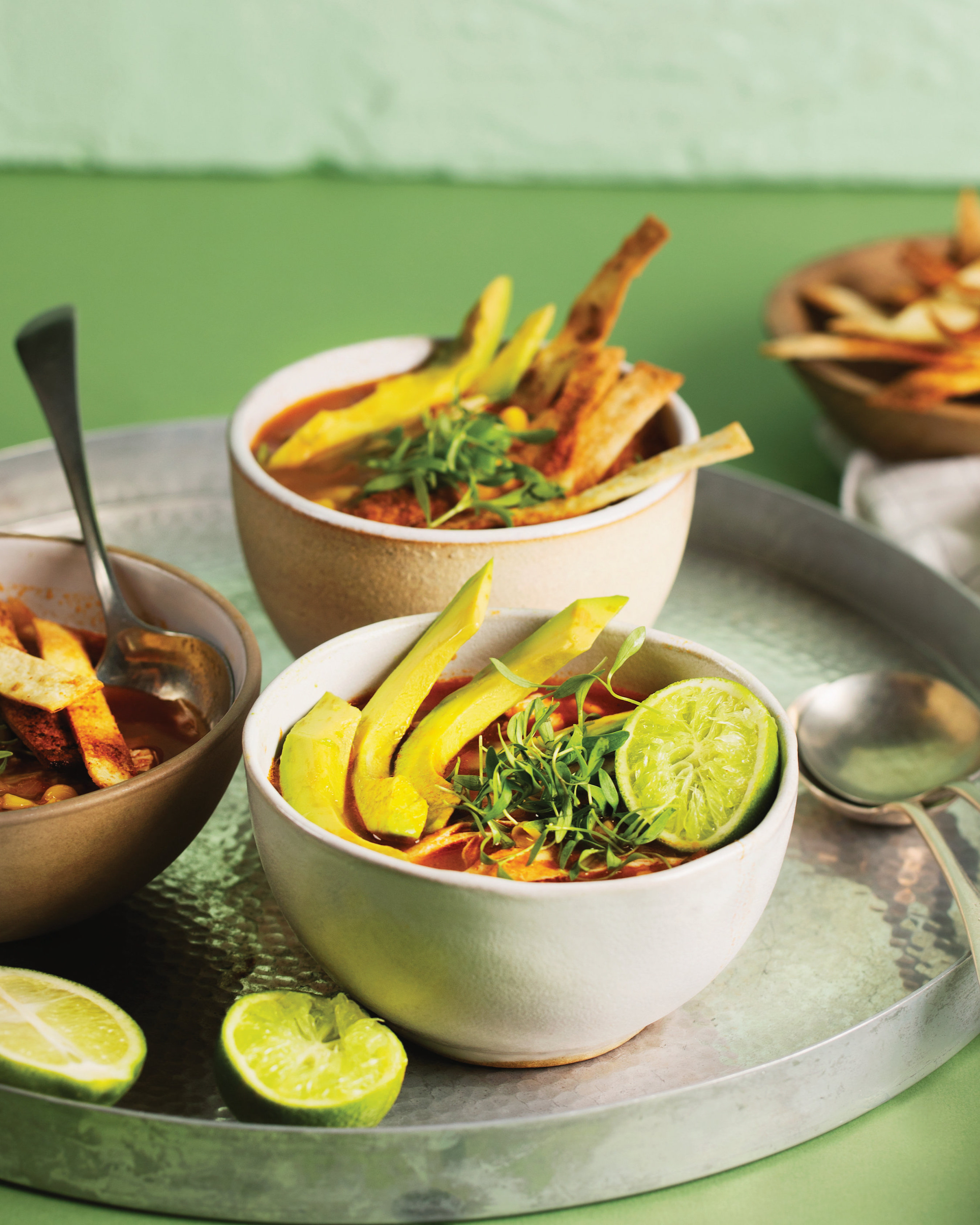 Read more about the article Tortilla soup with chicken and avocado