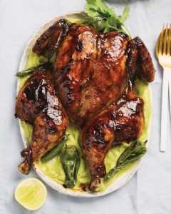Read more about the article Mango-marinated spatchcock chicken roast