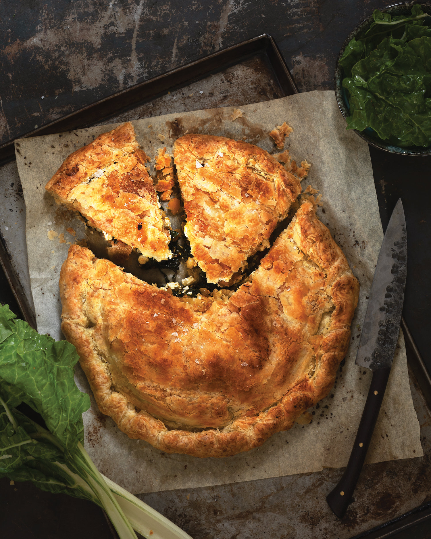 Read more about the article Meat-free morogo, butternut and samp pie