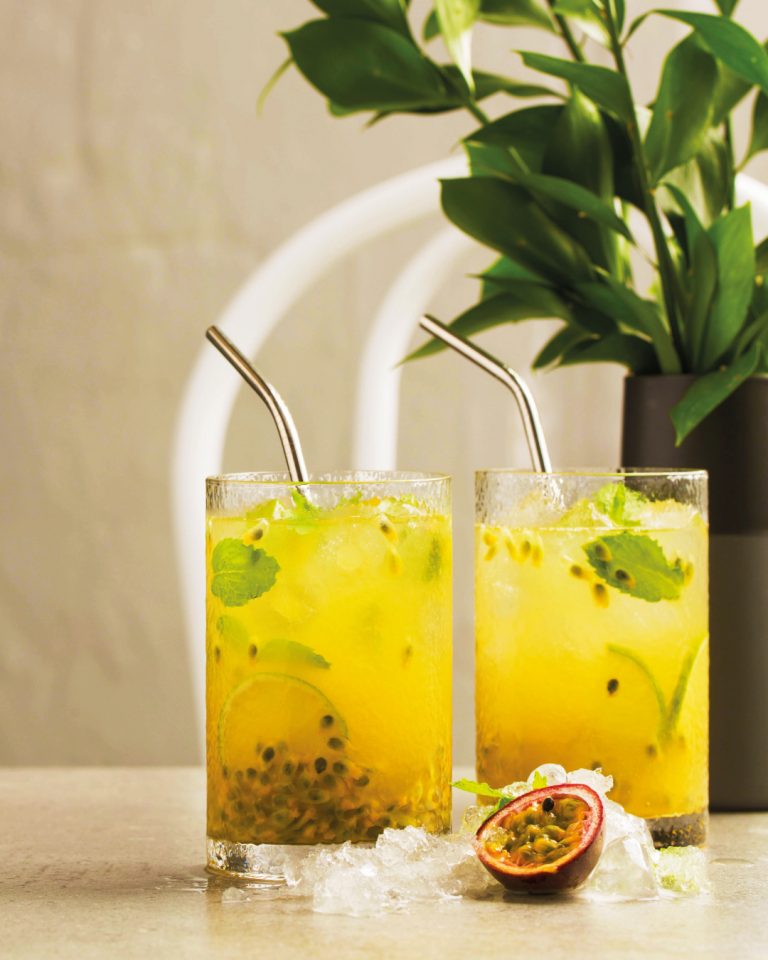 Granadilla, ginger beer and brandy cooler MyKitchen