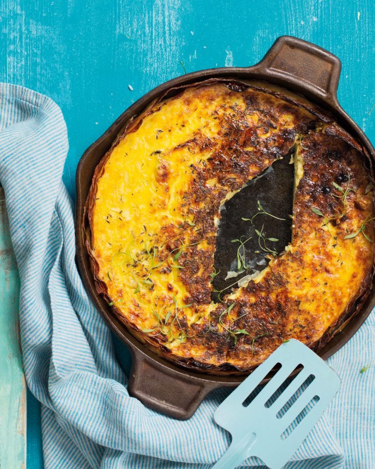 Potato crust quiche MyKitchen