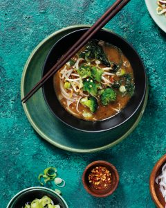 Read more about the article Asian miso and green veg soup with noodles