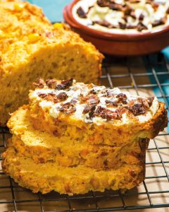 Read more about the article Sweetcorn loaf with biltong spread
