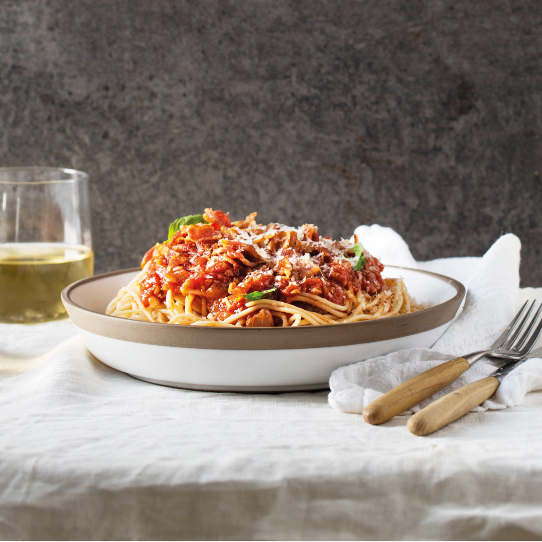 Read more about the article Tomato & Bacon Pasta