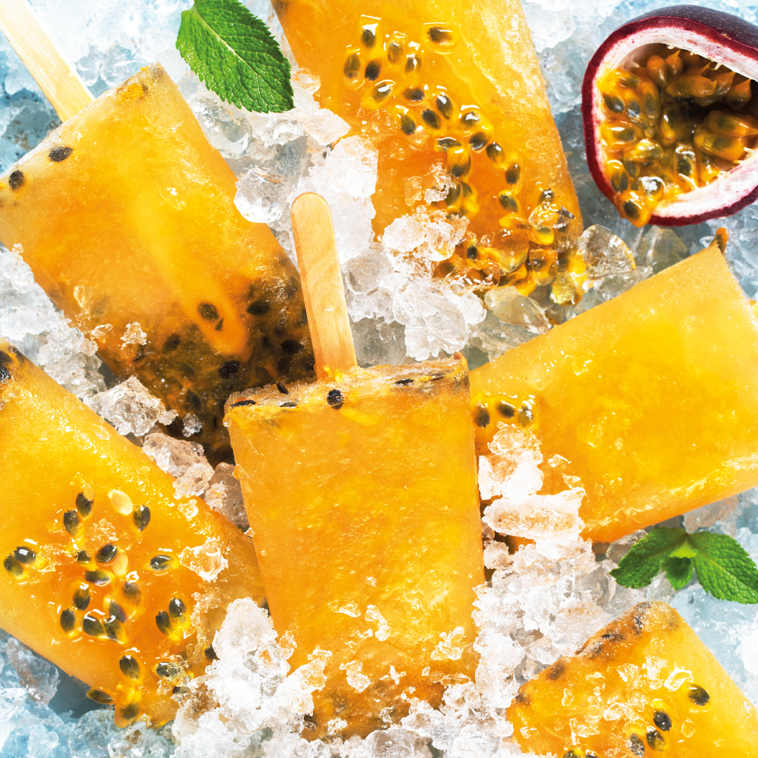 Read more about the article For The Kids: Granadilla Ice Lollies