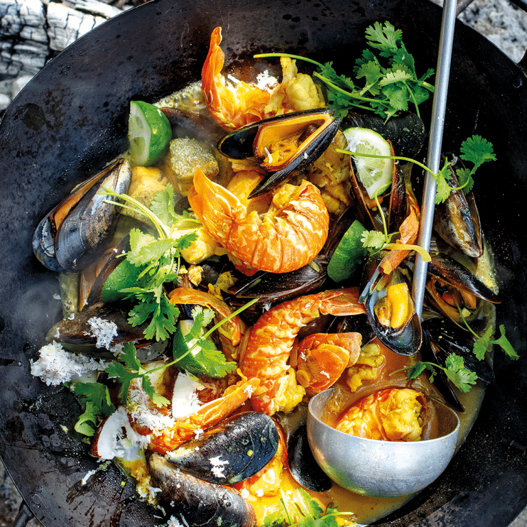 The best leaf masala seafood potjie - MyKitchen