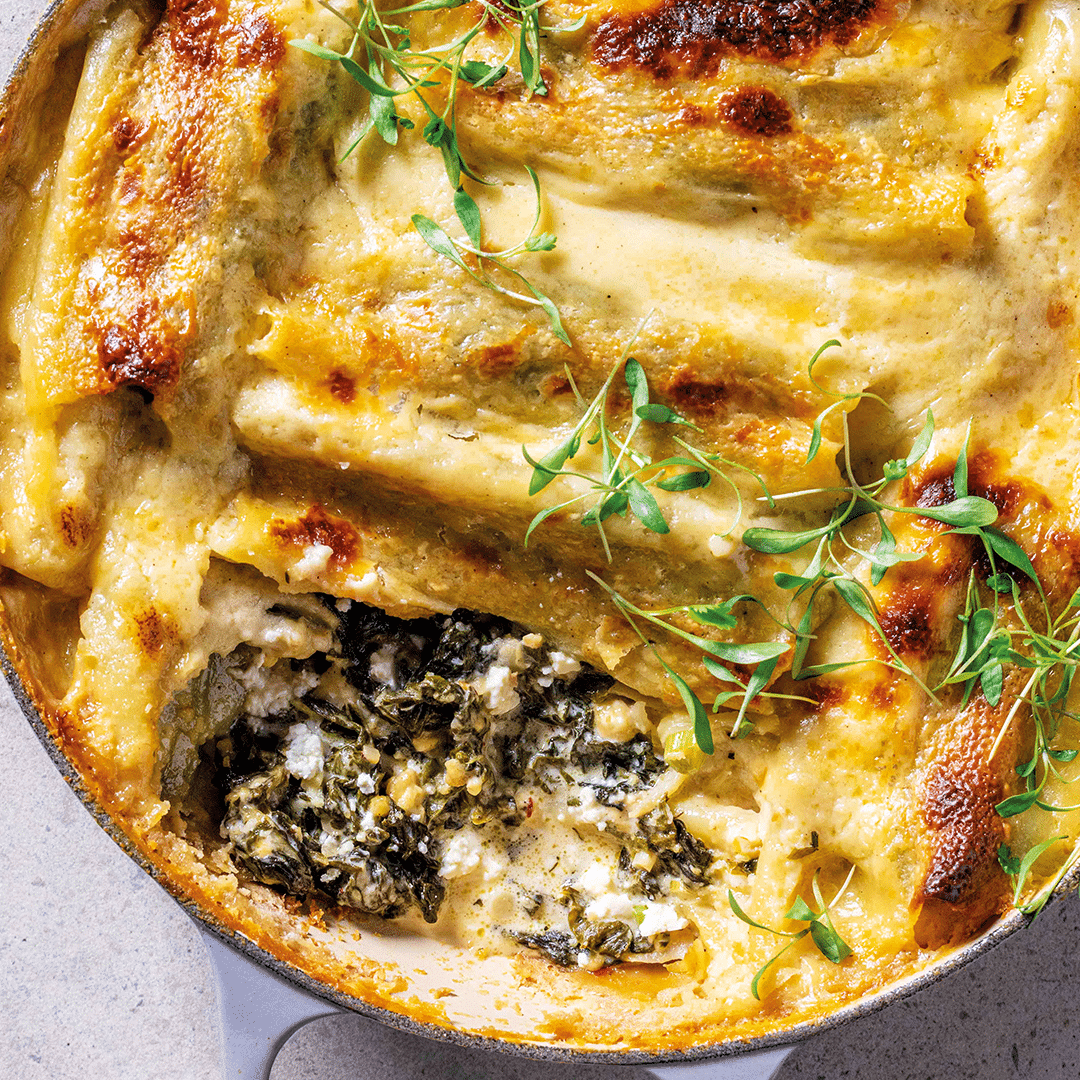 You are currently viewing Spinach and feta cannelloni the Italian way