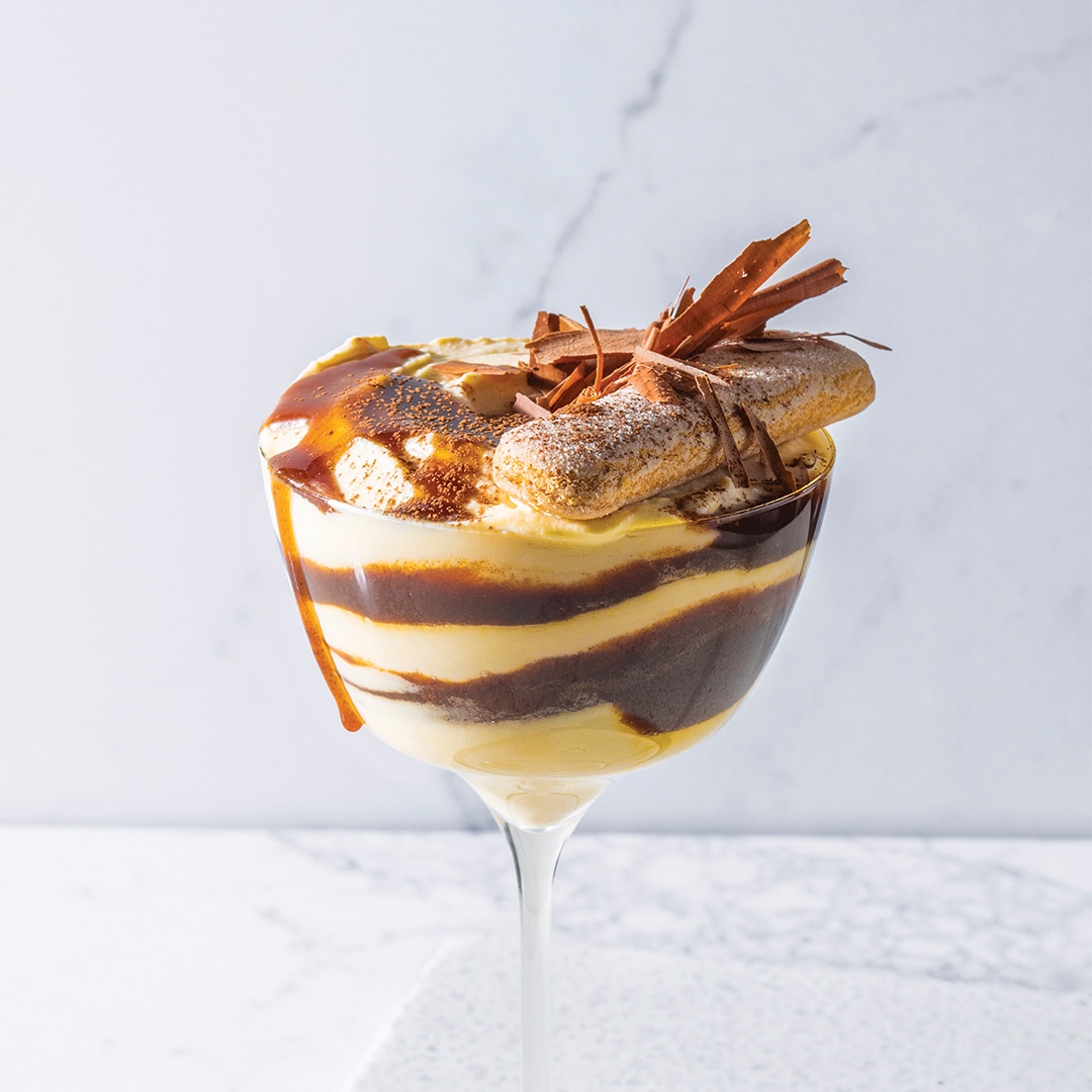 You are currently viewing A healthy-ish almost boozy tiramisu 