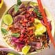 Candied coconut & steak bowl recipe