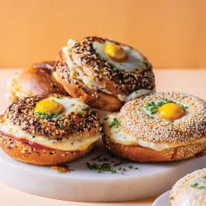 Read more about the article Croque madame bagels 