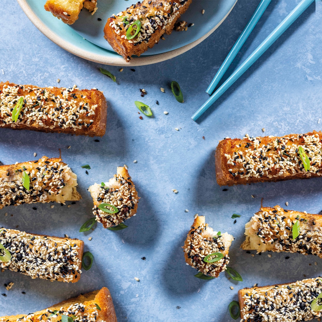 You are currently viewing Sesame prawn toast 