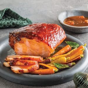 Read more about the article Whisky, maple & apricot glazed gammon