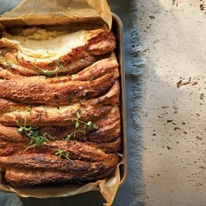 Read more about the article Cheesy garlic pull-apart potato bread 