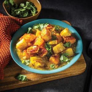 Read more about the article Spiced butternut and sweet potato soup 