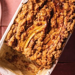 Read more about the article Banana bread with spiced streusel 