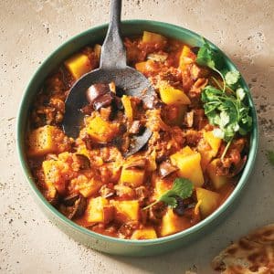 Read more about the article Sweet potato brinjal curry 