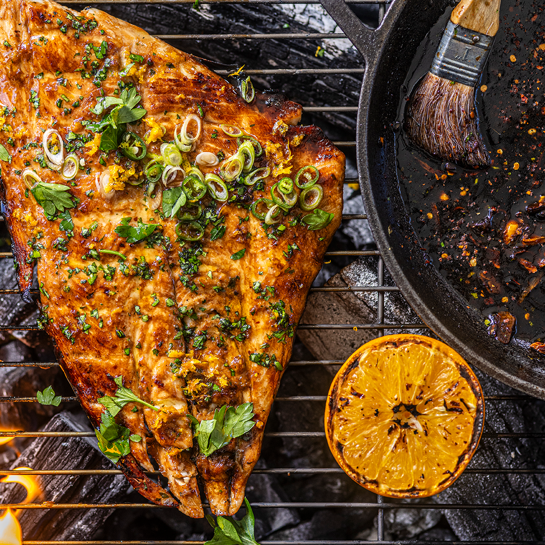 Read more about the article Citrus & soy sticky angel fish 