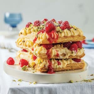 Read more about the article Raspberry and vanilla mille feuille with Selati Sugar 