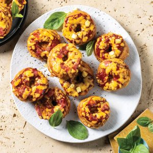 Read more about the article Mini homemade pizza bagels 