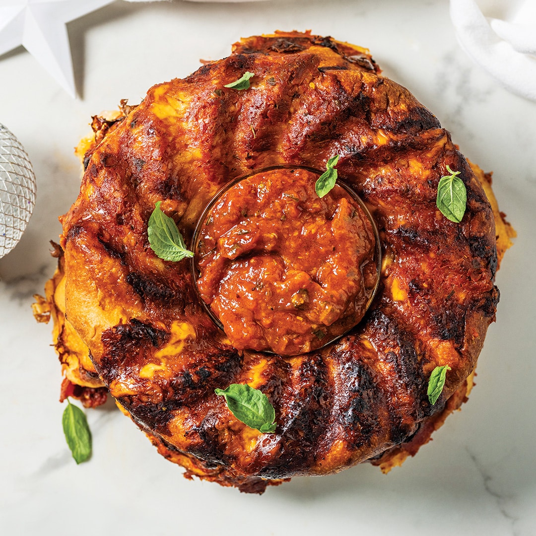You are currently viewing Pull-apart pizza bread