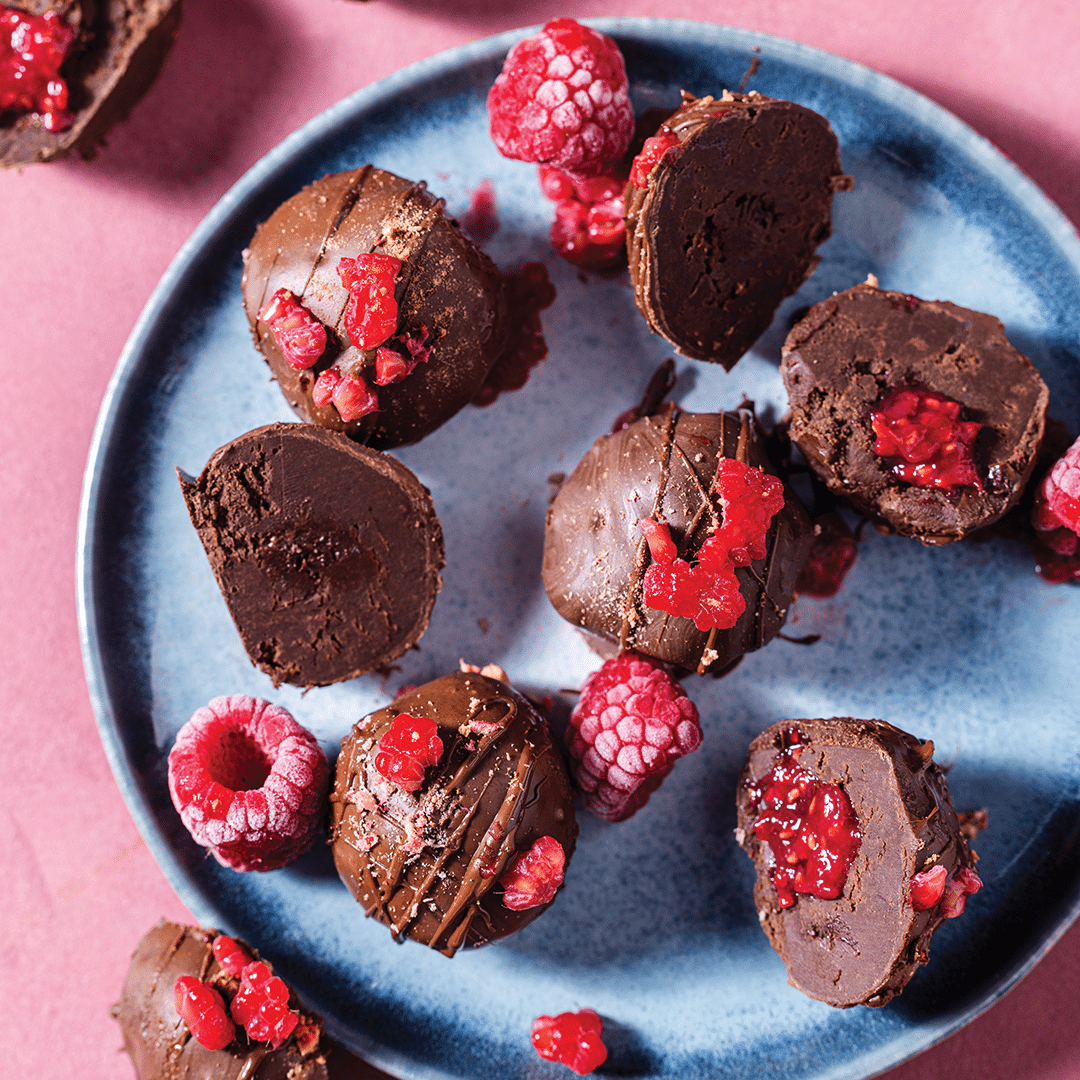 You are currently viewing Chocolate raspberry truffles