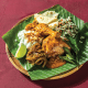 Pumpkin-seed wraps with lamb koftas