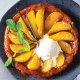 Vanilla pear tarte tatin