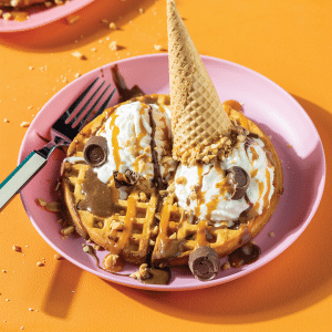 Read more about the article Milky Lane’s Rolo & caramel waffle