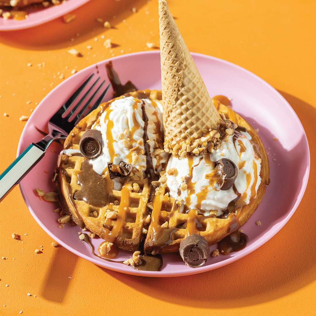 You are currently viewing Milky Lane’s Rolo & caramel waffle
