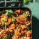 Hearty cider chicken & barley traybake