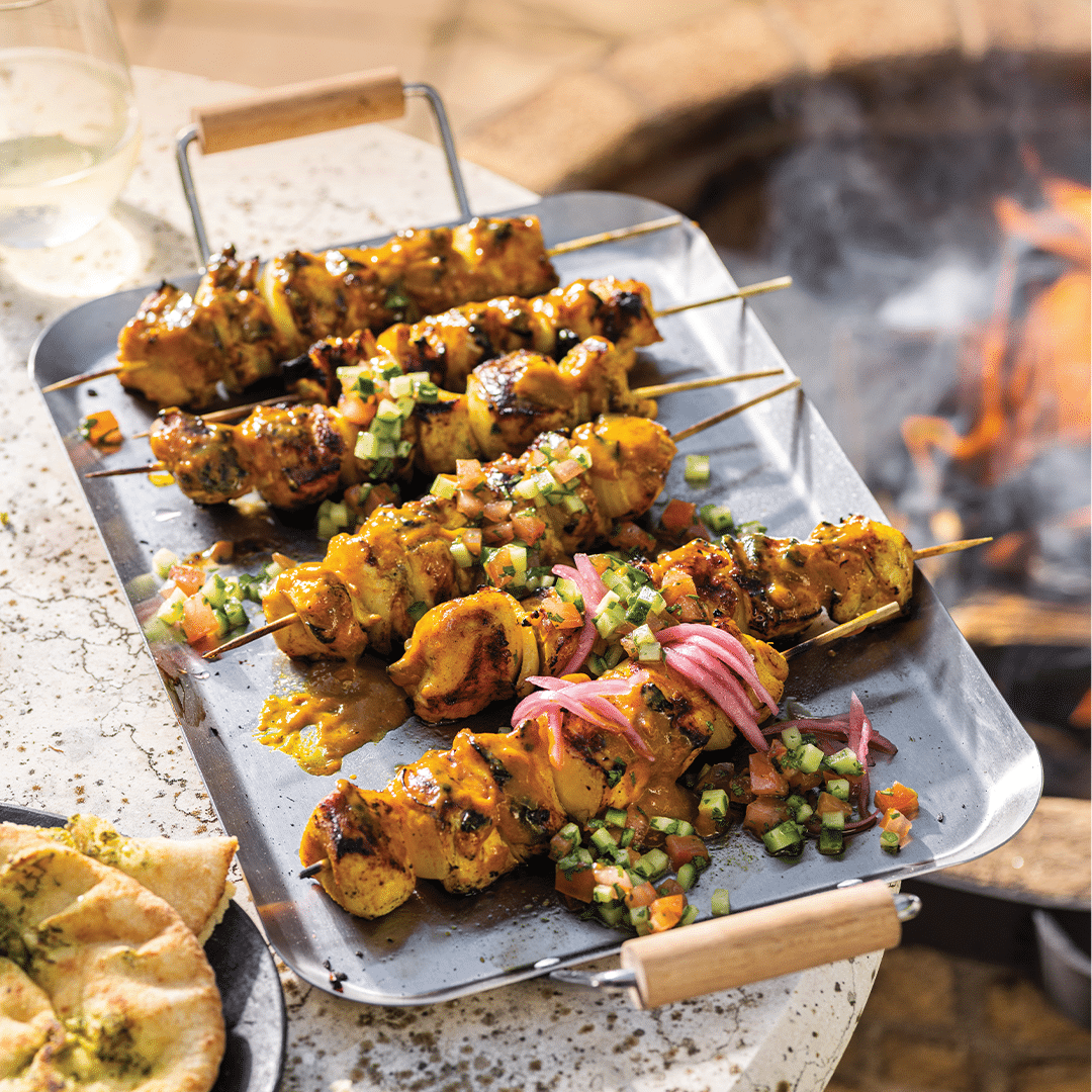 You are currently viewing Sweet & tangy curry chicken sosaties  
