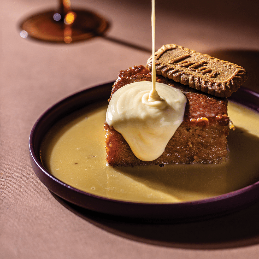 You are currently viewing Biscoff malva pudding