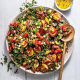 Onezwa’s sorghum tabbouleh with grilled halloumi  