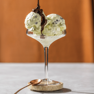 Read more about the article  Mint choc chip ice cream  